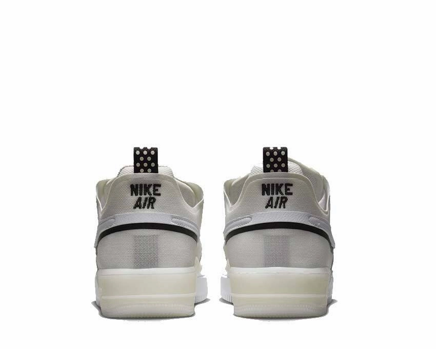 Nike Air Force 1 React DQ7669-100 Men's White Sail Leather Sneaker Shoes NR6315 (9.5)