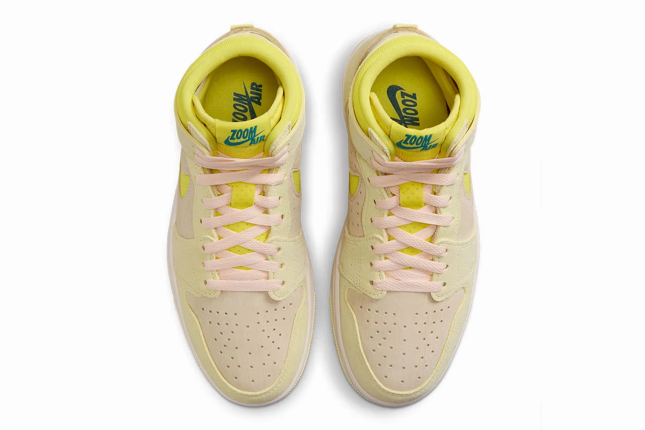 Nike Air Jordan 1 High Zoom CMFT 2 DV1305-800 Women 9.5 Citron Tint Shoes TF2195
