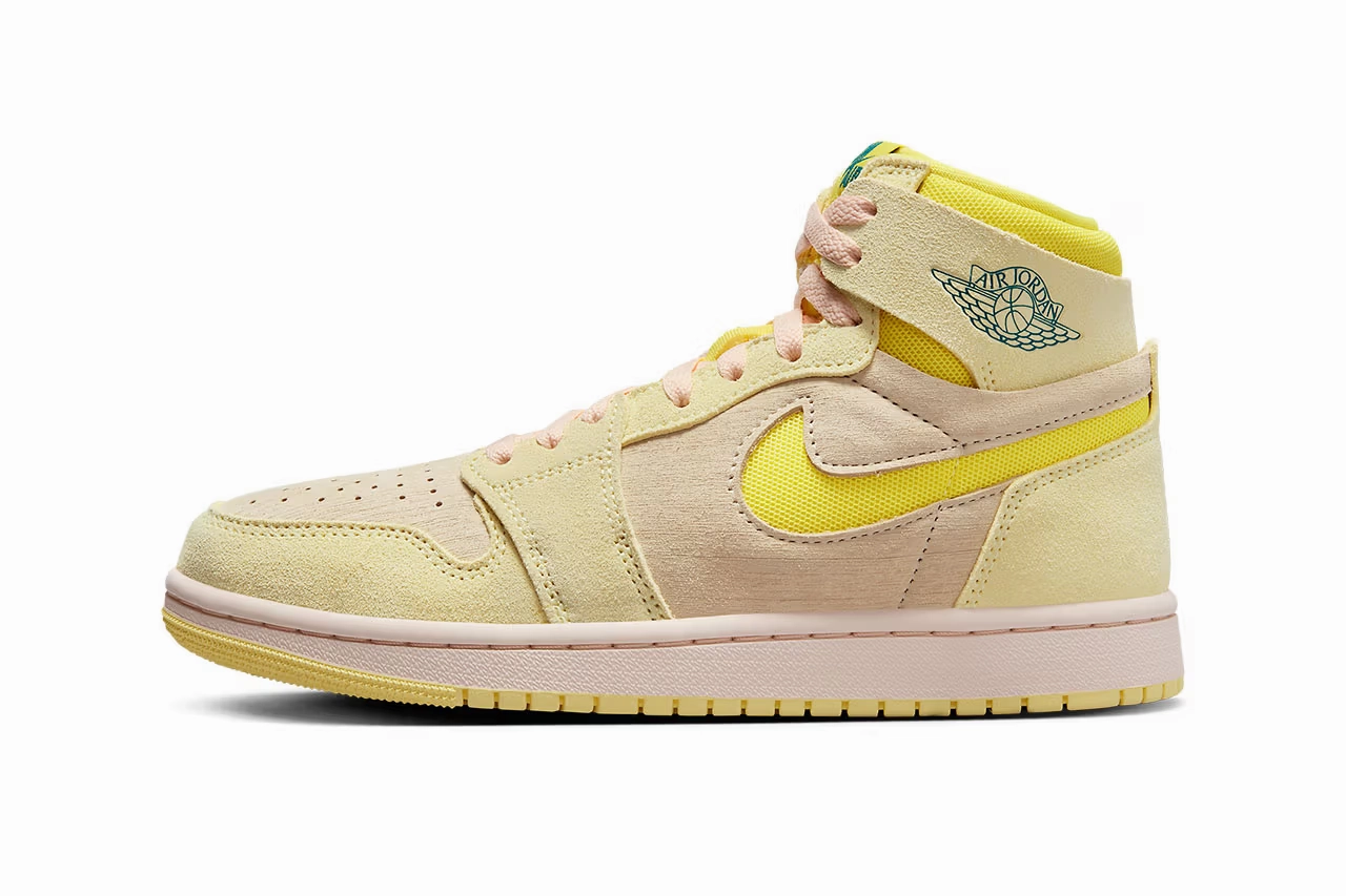 Nike Air Jordan 1 High Zoom CMFT 2 DV1305-800 Women 9.5 Citron Tint Shoes TF2195