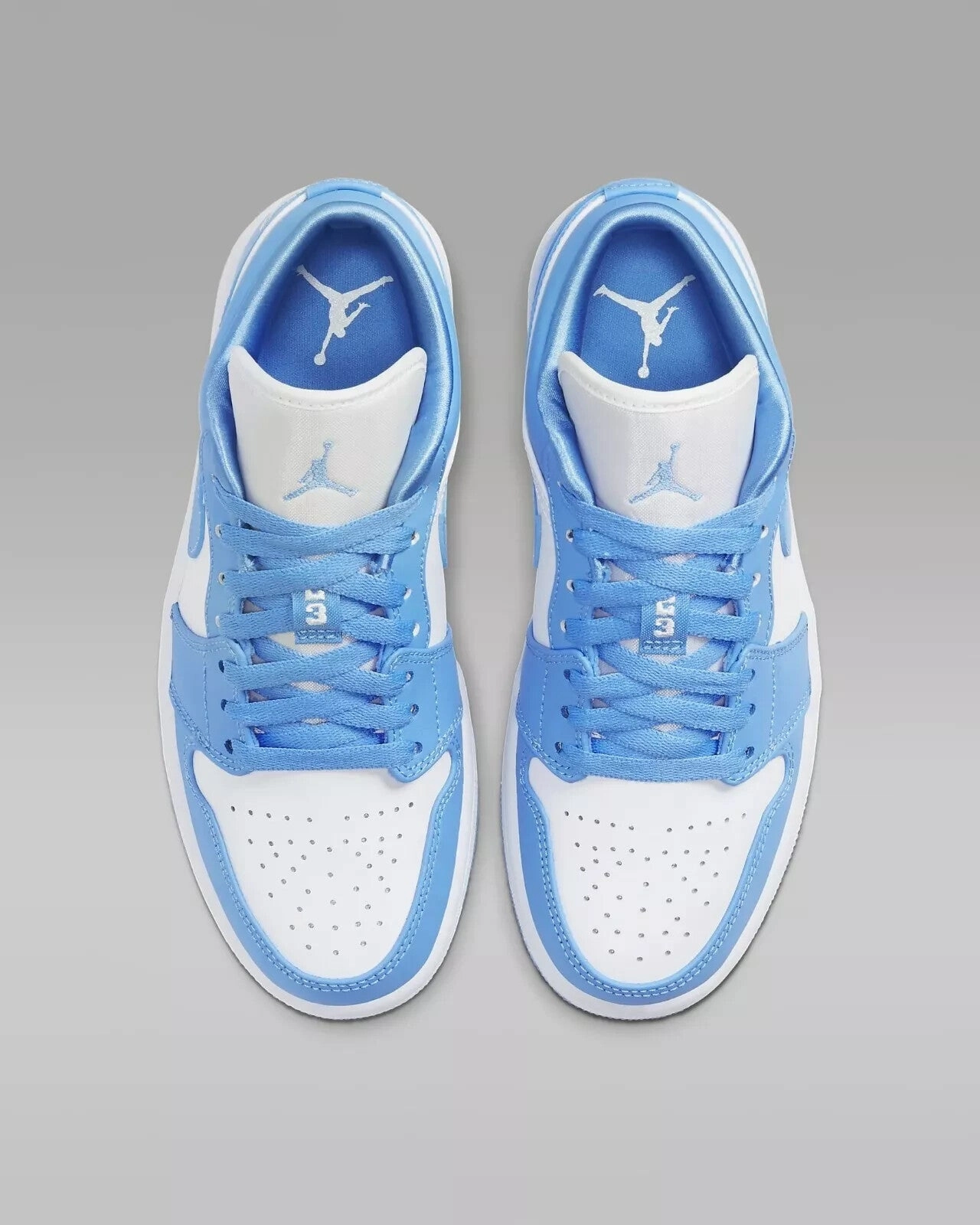 Nike Air Jordan 1 Low AO9944-441 Sneaker Womens 11.5 Blue Lifestyle Shoes GBNC54