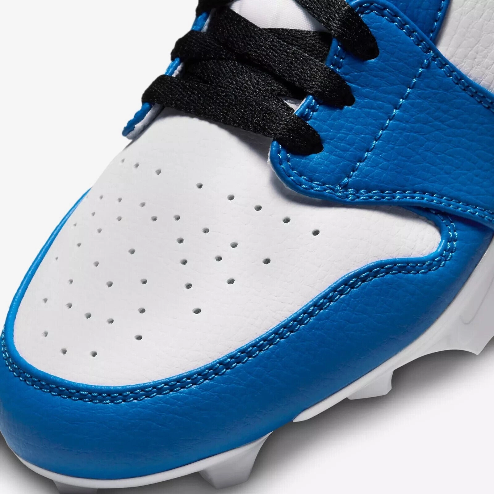 Nike Air Jordan 1 Low TD FJ6245-104 Mens White Black Royal Football Cleats FD748