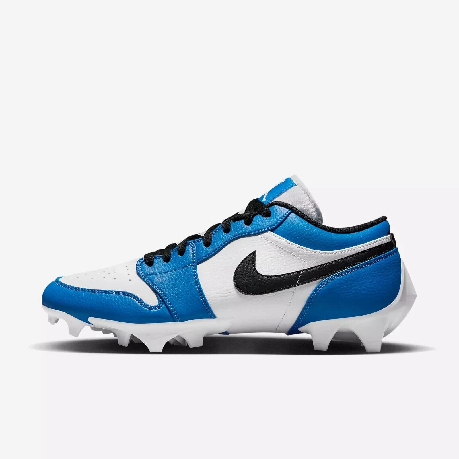 Nike Air Jordan 1 Low TD FJ6245-104 Mens White Black Royal Football Cleats FD748