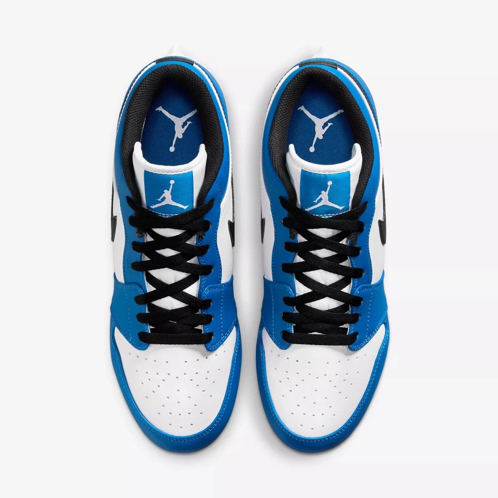 Nike Air Jordan 1 Low TD FJ6245-104 Mens White Black Royal Football Cleats FD748