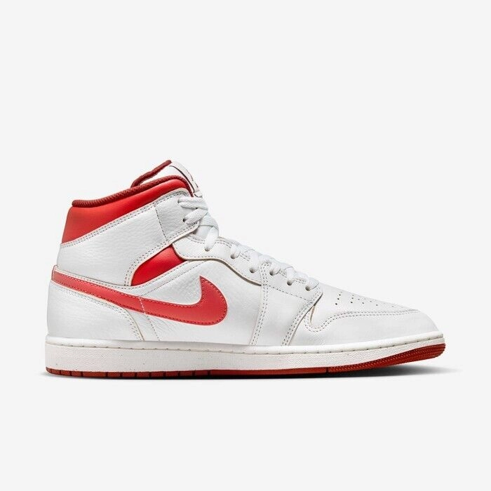 Nike Air Jordan 1 Mid SE FJ3458-160 Sneakers Men's White Lifestyle Shoes TF5749 (White,11.5)