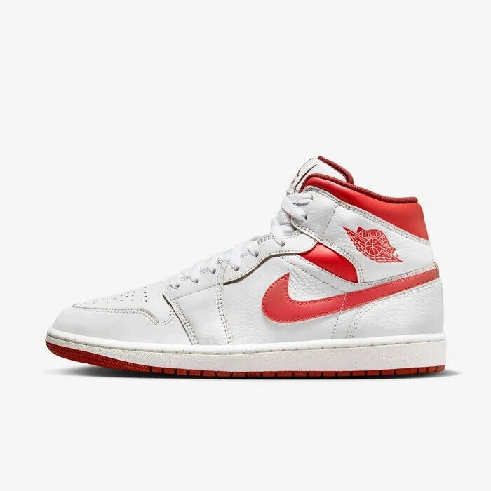 Nike Air Jordan 1 Mid SE FJ3458-160 Sneakers Men's White Lifestyle Shoes TF5749 (White,11.5)