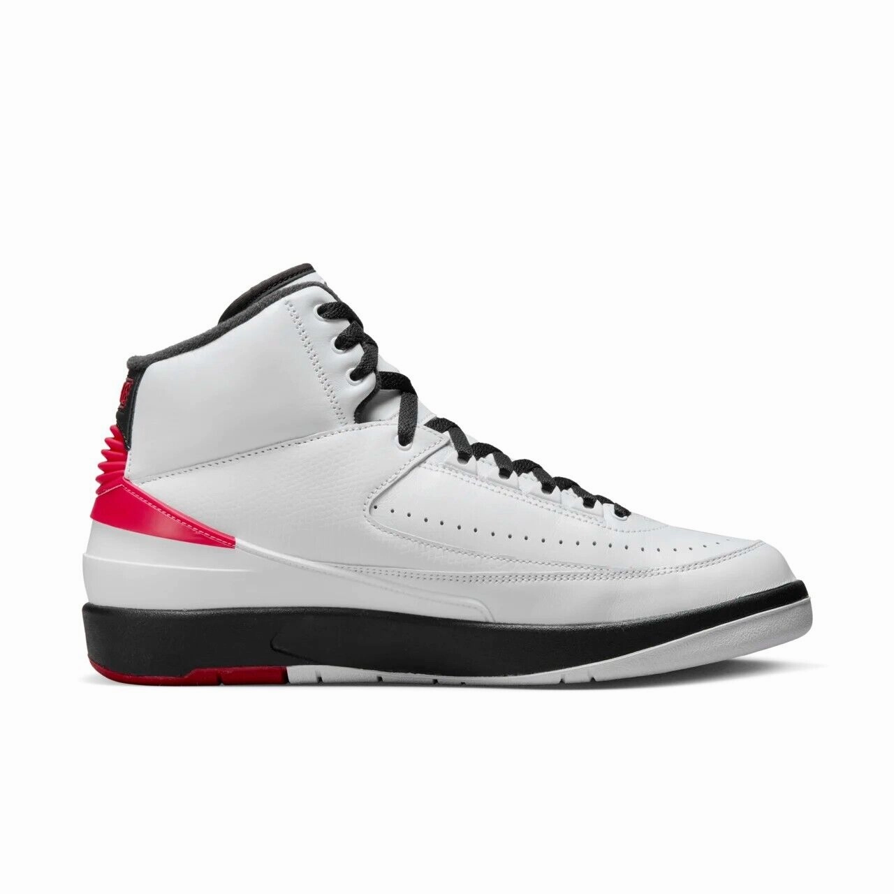 Nike Air Jordan 2 'Chicago' DX2454-106 Men's 5 White Leather Casual Shoes EFAS43