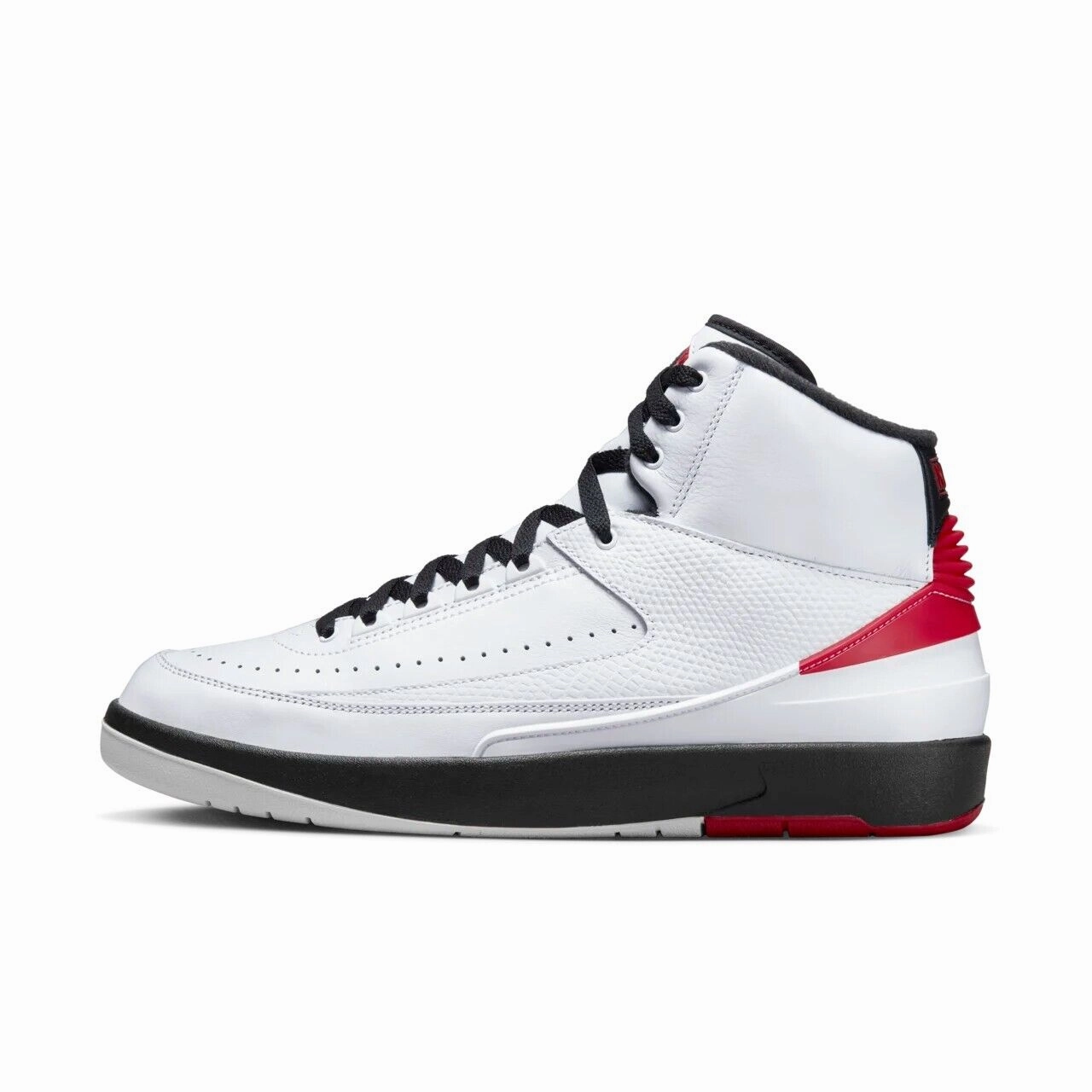 Nike Air Jordan 2 'Chicago' DX2454-106 Men's 5 White Leather Casual Shoes EFAS43