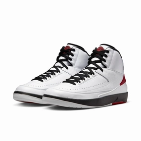 Nike Air Jordan 2 'Chicago' DX2454-106 Men's 5 White Leather Casual Shoes EFAS43 Mens Sneakers & Athletic Shoes outlet
