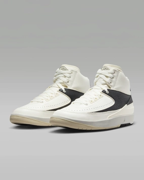 Nike Air Jordan 2 Retro DX4400-100 Sneakers Women's Sail Black Leather NR9014 Athletic Shoes for Women discount