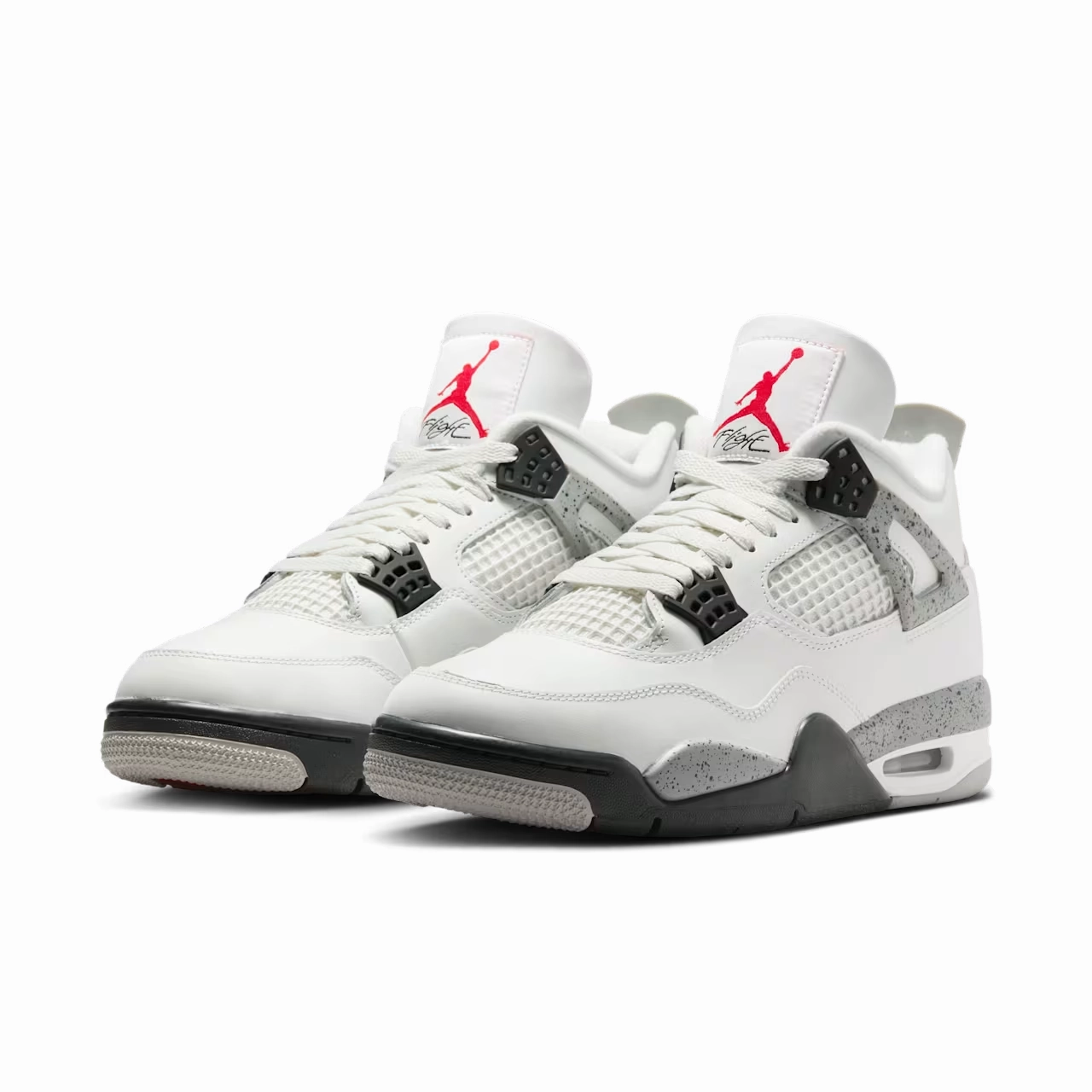 Nike Air Jordan 4 FV5029-100 Men's White Cement Leather Lifestyle Shoes TF7068 (White,10.5) Mens Sneakers & Athletic Shoes outlet