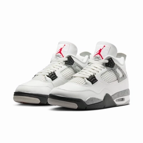 Nike Air Jordan 4 FV5029-100 Men's White Cement Leather Lifestyle Shoes TF7068 (White,10.5) Mens Sneakers & Athletic Shoes outlet