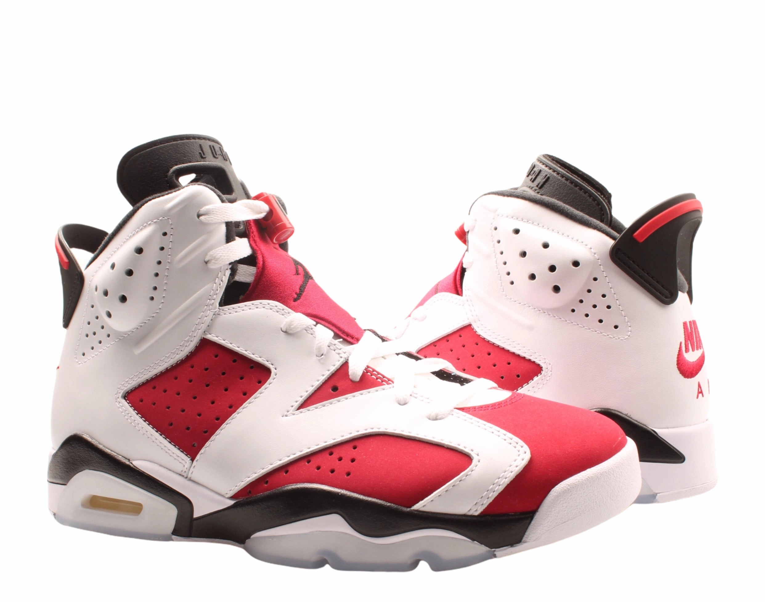 Nike Air Jordan 6 Retro White/Carmine-Black Men's Basketball Shoes CT8529-106 Mens Athletic Shoes clearance sale