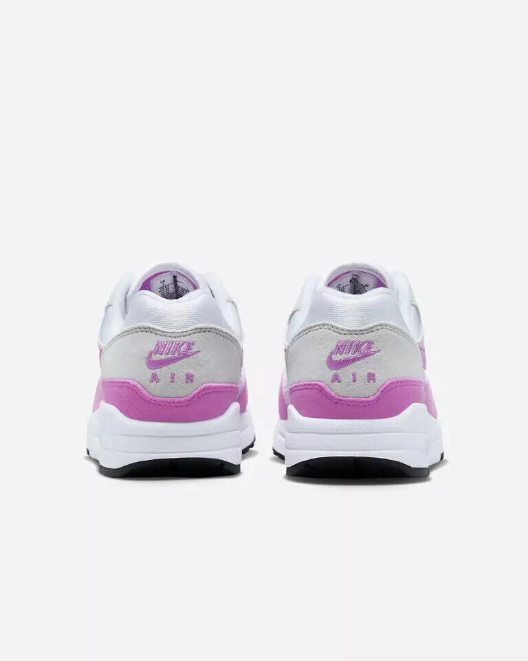 Nike Air Max 1 DZ2628-001 Sneakers Women's Fuchsia Dream Running Shoes NR8313 (5.5,Gray)
