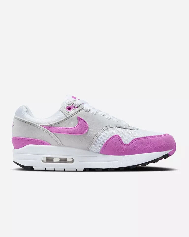 Nike Air Max 1 DZ2628-001 Sneakers Women's Fuchsia Dream Running Shoes NR8313 (5.5,Gray)