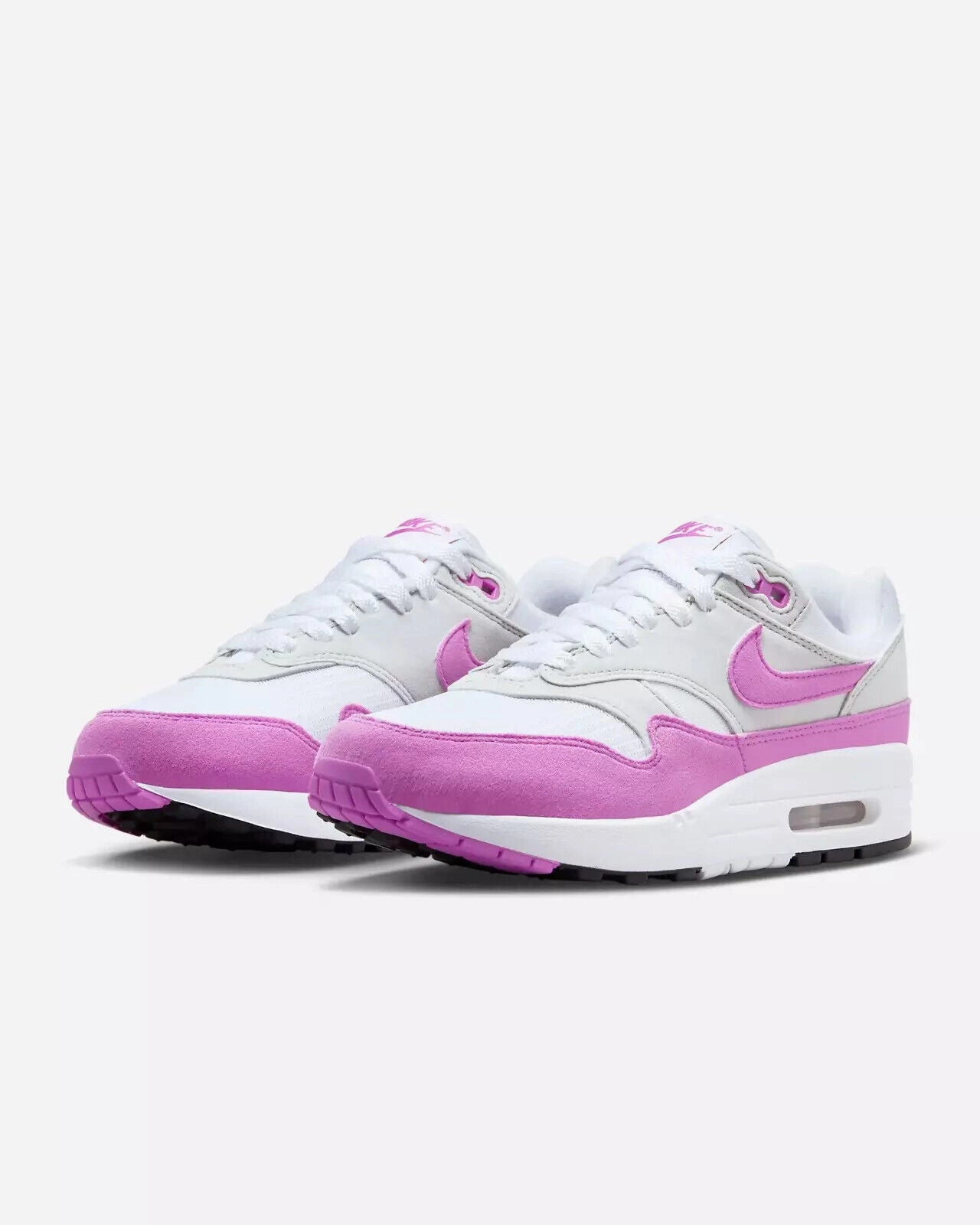 Nike Air Max 1 DZ2628-001 Sneakers Women's Fuchsia Dream Running Shoes NR8313 (5.5,Gray)