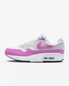 Nike Air Max 1 DZ2628-001 Sneakers Women's Fuchsia Dream Running Shoes NR8313 (5.5,Gray) Athletic Shoes for Women discount