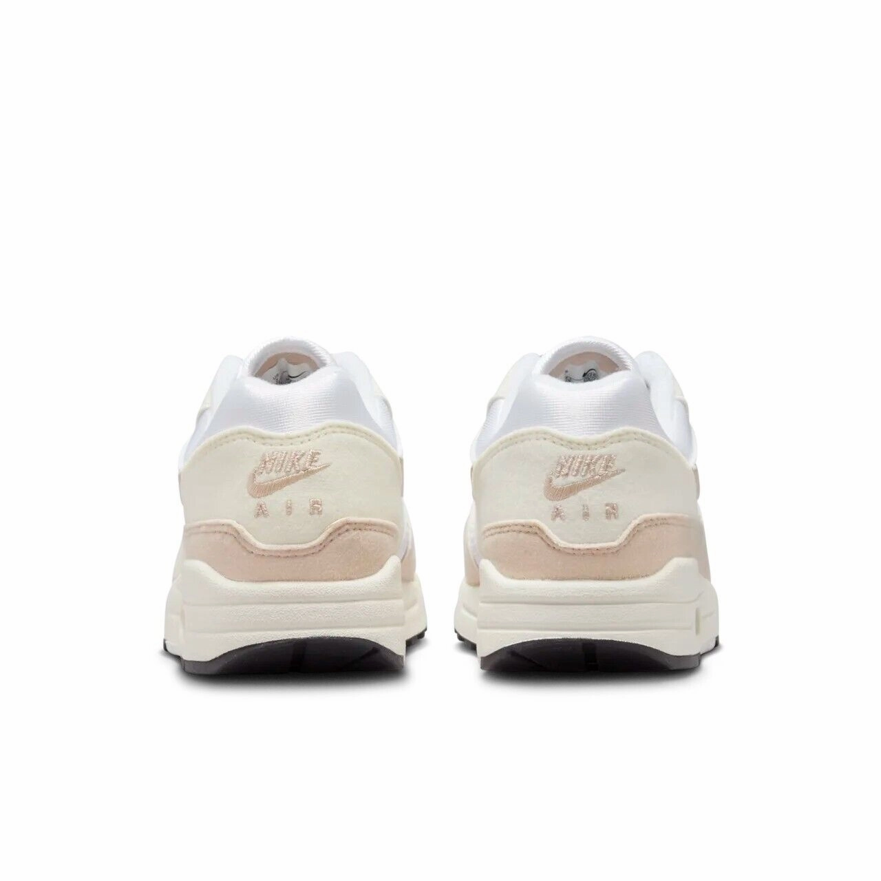 Nike Air Max 1 DZ2628-101 Sneakers Women's Pale Ivory Lifestyle Shoes FD0125 (Tan,10)