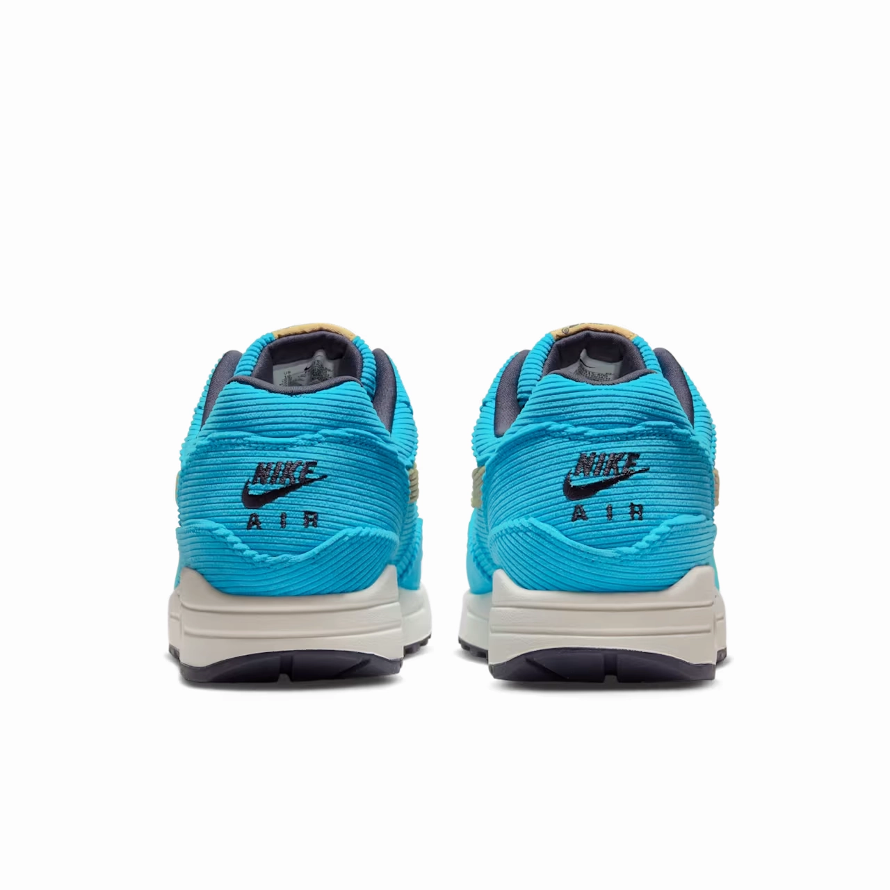 Nike Air Max 1 FB8915-400 Men 8 Corduroy Baltic Blue White Running Shoes GBNC232