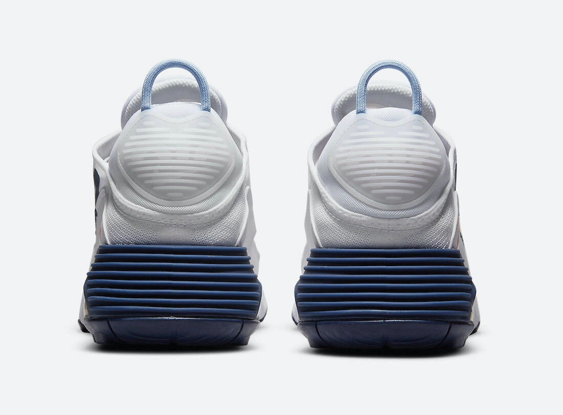Nike Air Max 2090 DM2823-100 Sneakers Men's White Blue Low Top Running Shoes