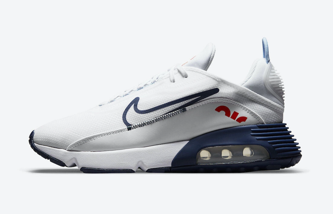 Nike Air Max 2090 DM2823-100 Sneakers Men's White Blue Low Top Running Shoes