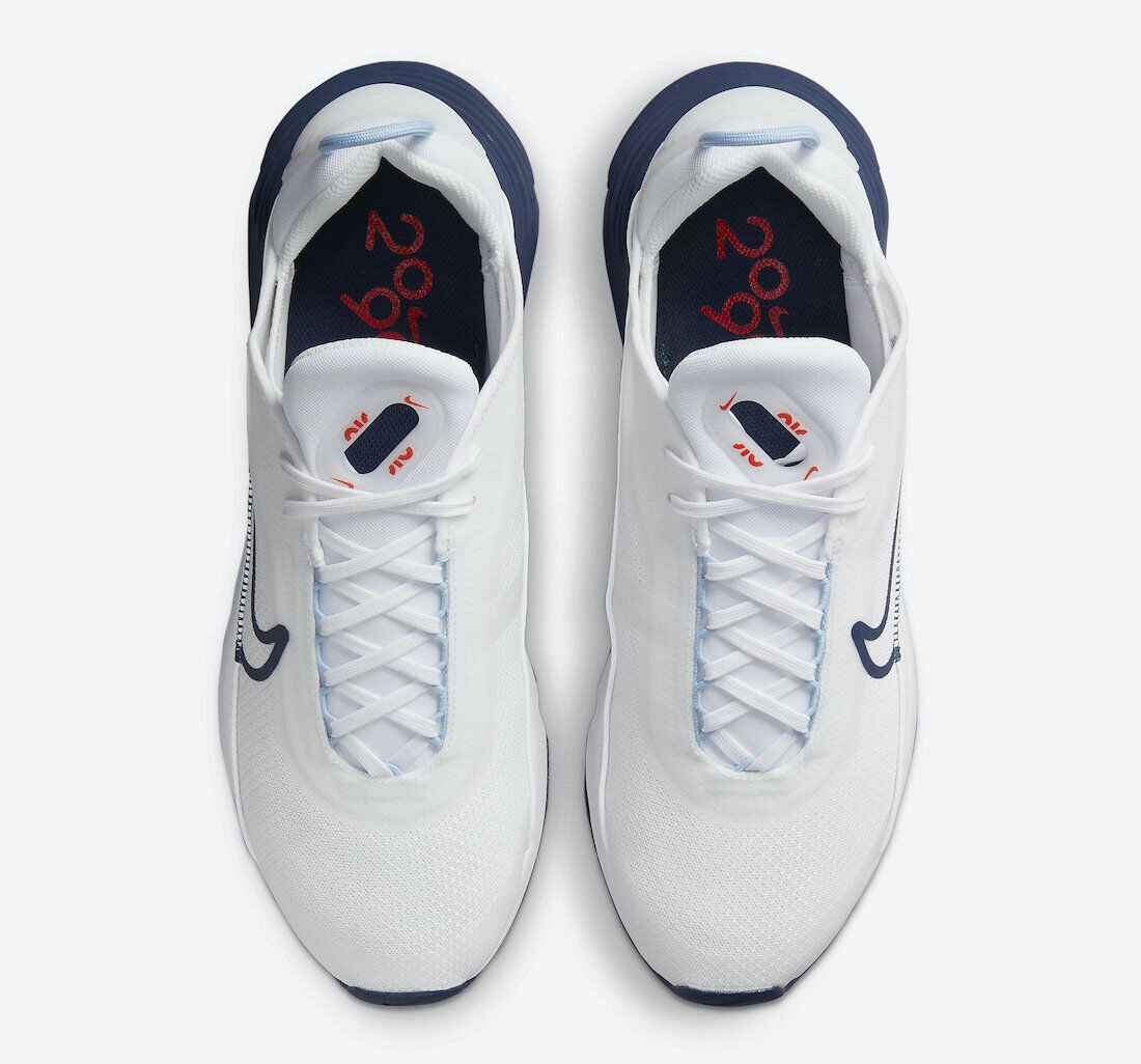 Nike Air Max 2090 DM2823-100 Sneakers Men's White Blue Low Top Running Shoes