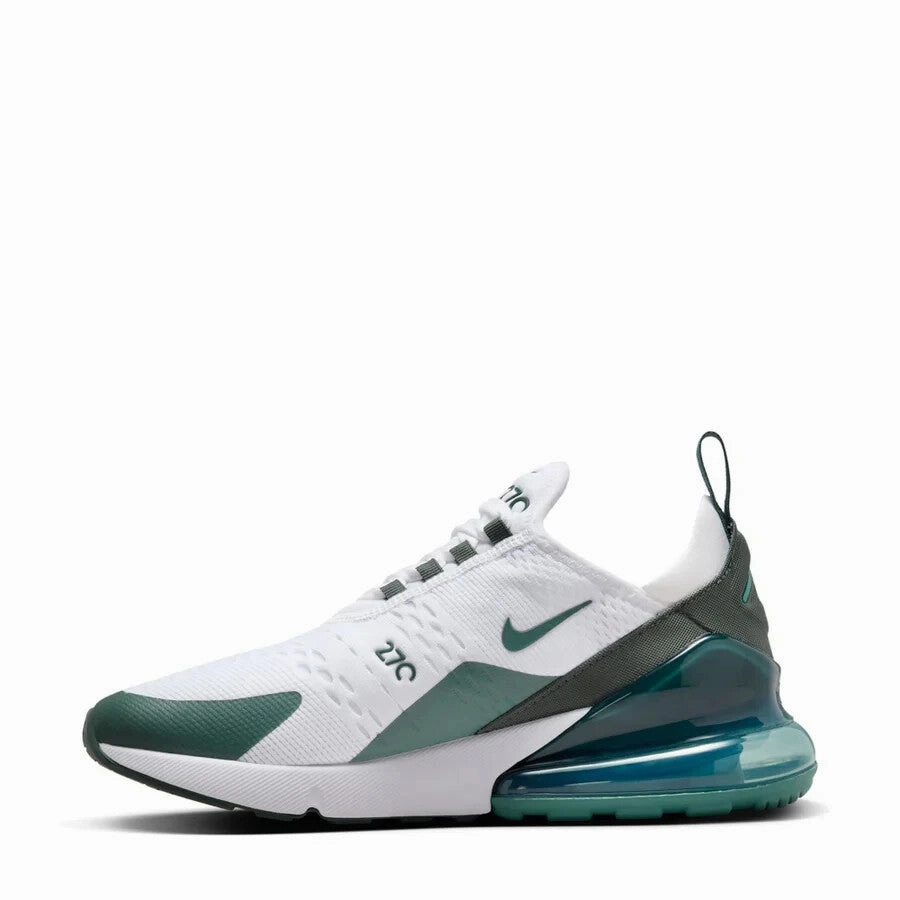 Nike Air Max 270 HQ3421-100 Sneakers Women's 6 White Green Running Shoes DWA90