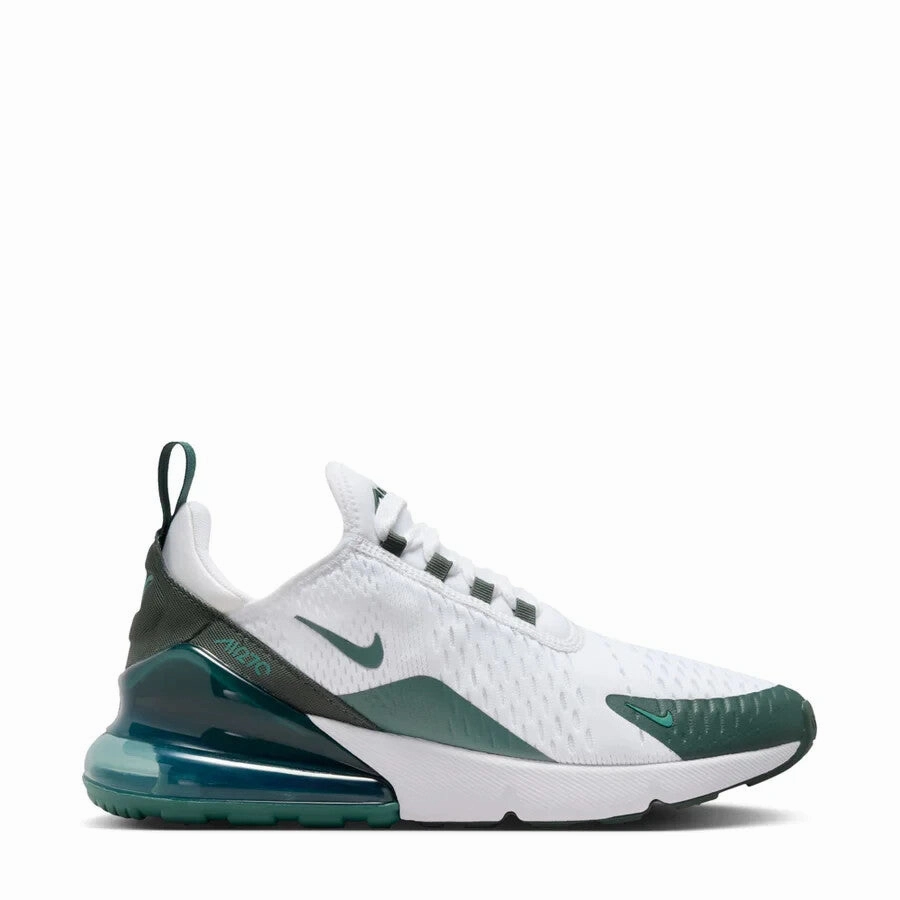 Nike Air Max 270 HQ3421-100 Sneakers Women's 6 White Green Running Shoes DWA90