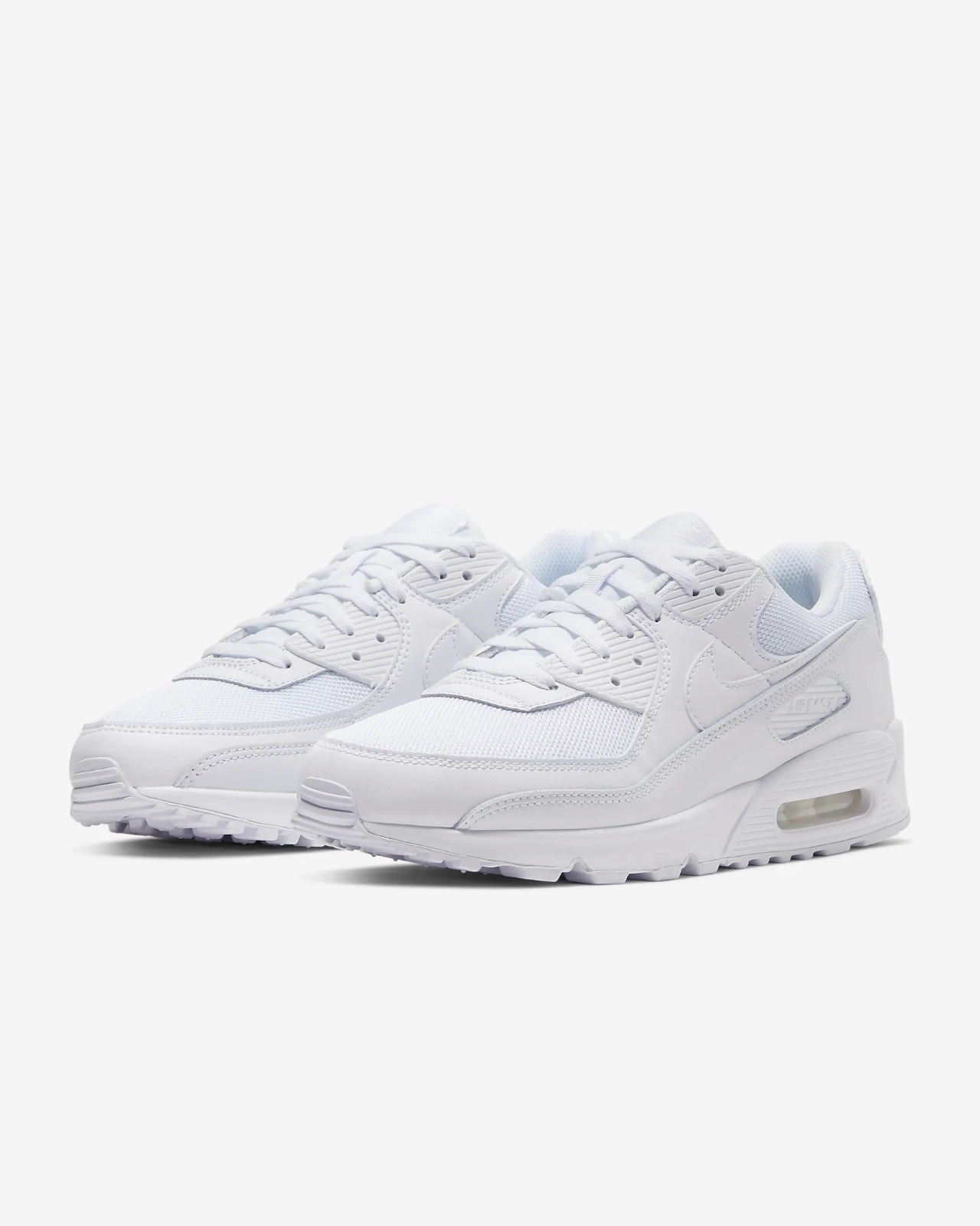 Nike Air Max 90 CN8490-100 Sneaker Men's White Leather Low Top Running Shoes Mens Athletic Shoes clearance sale