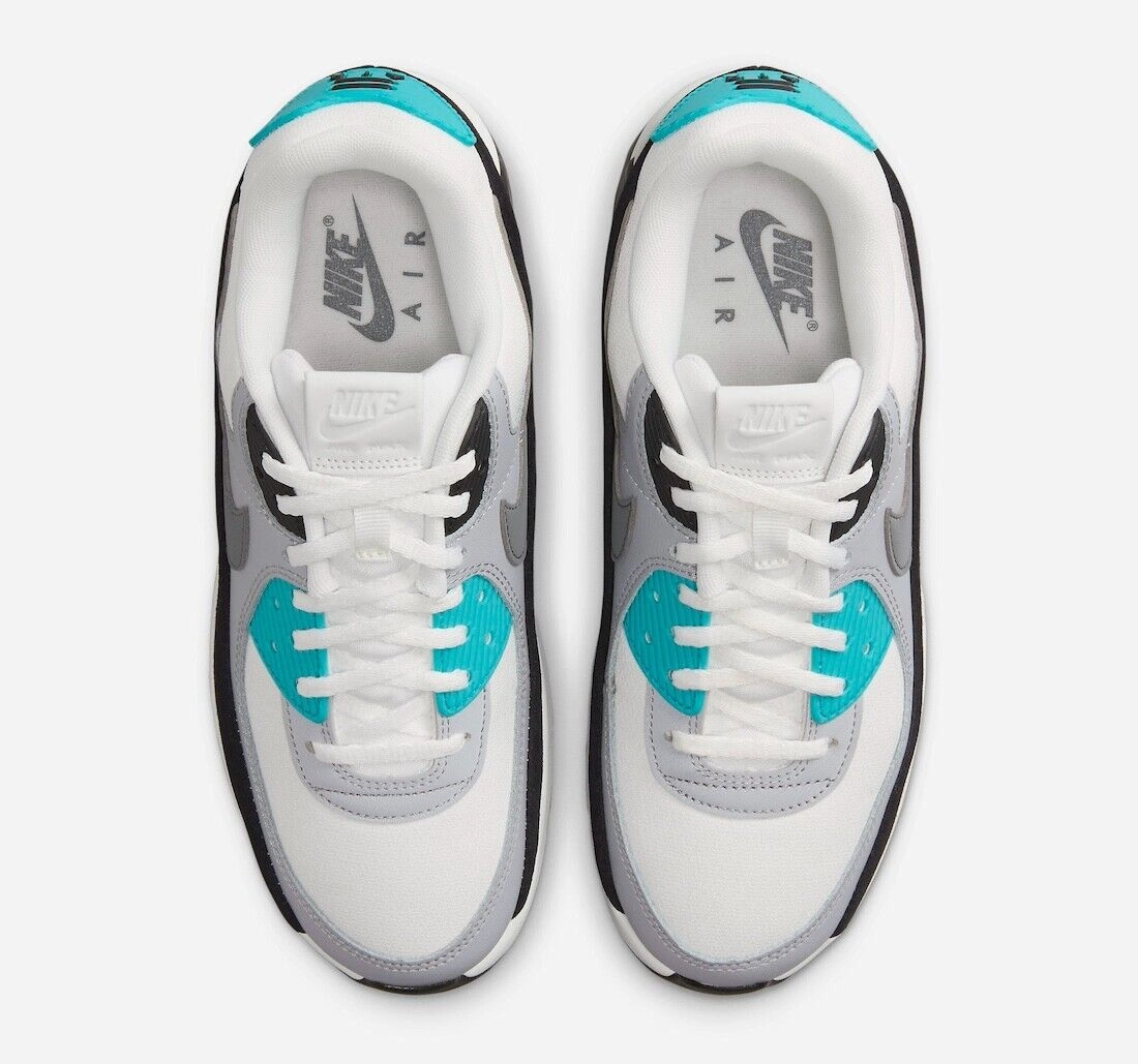 Nike Air Max 90 LV8 FD4328-103 Sneakers Women US 6.5 White Platform Shoes TF5911