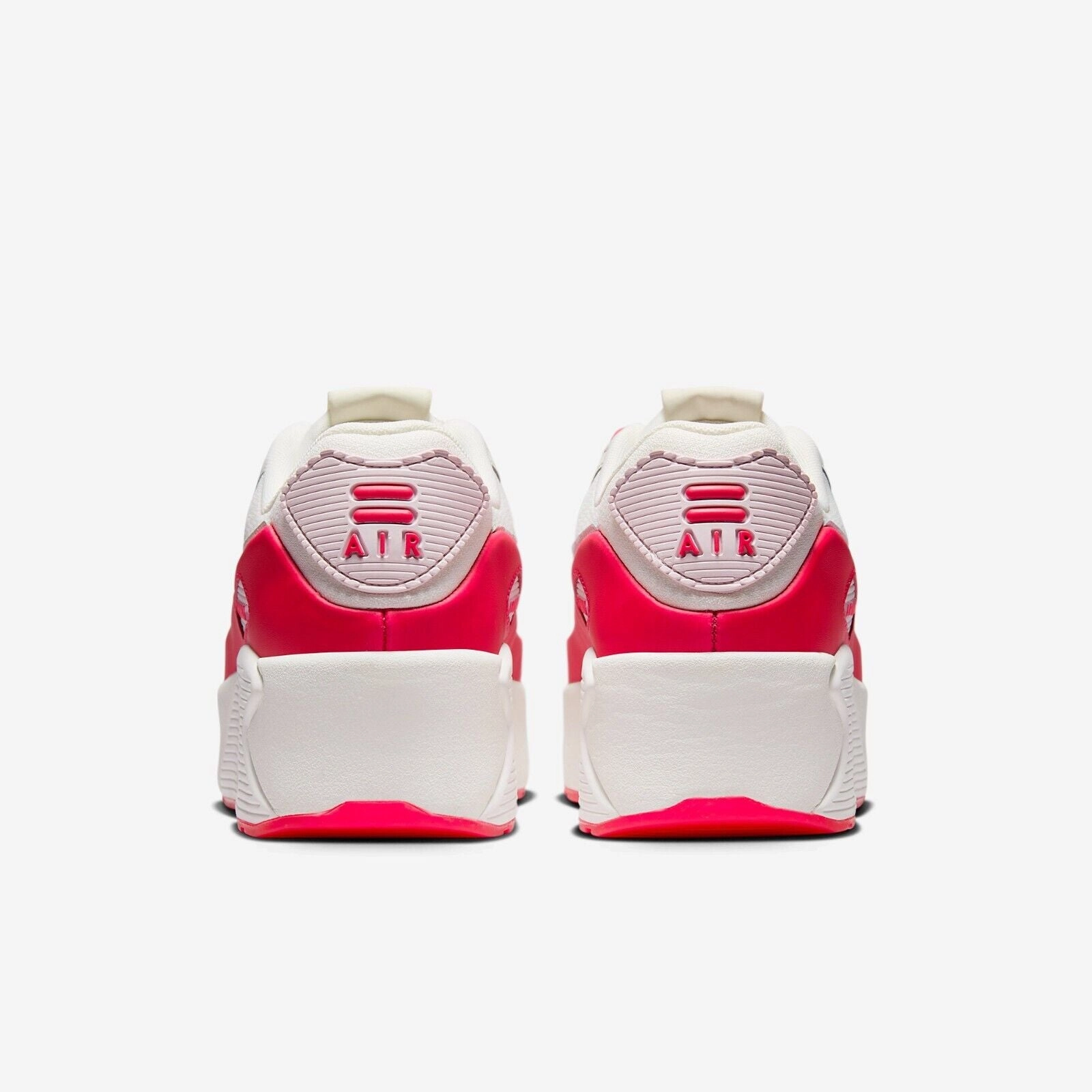 Nike Air Max 90 LV8 HF5073-133 Women's Sail Siren Red Lifestyle Shoes TF5844 (Ivory,9.5)