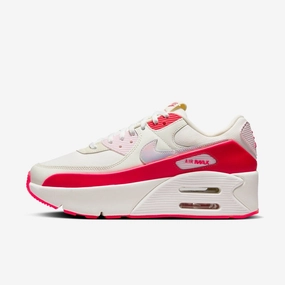 Nike Air Max 90 LV8 HF5073-133 Women's Sail Siren Red Lifestyle Shoes TF5844 (Ivory,9.5) Athletic Shoes for Women discount
