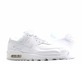 Nike Air Max 90 Triple White/White-Wolf Grey Men's Running Shoes CN8490-100 Mens Athletic Shoes clearance sale