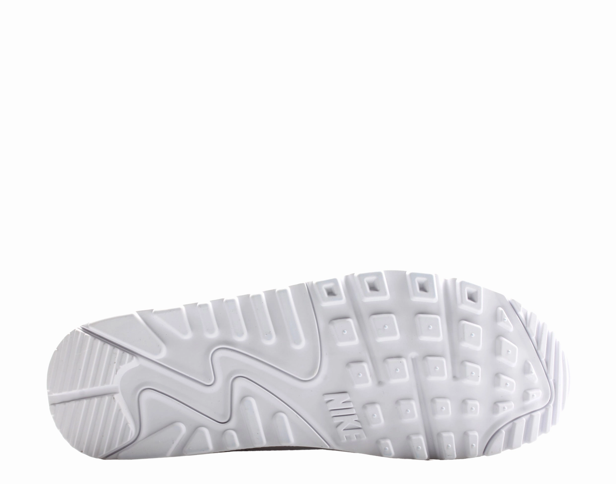 Nike Air Max 90 Triple White/White-Wolf Grey Men's Running Shoes CN8490-100