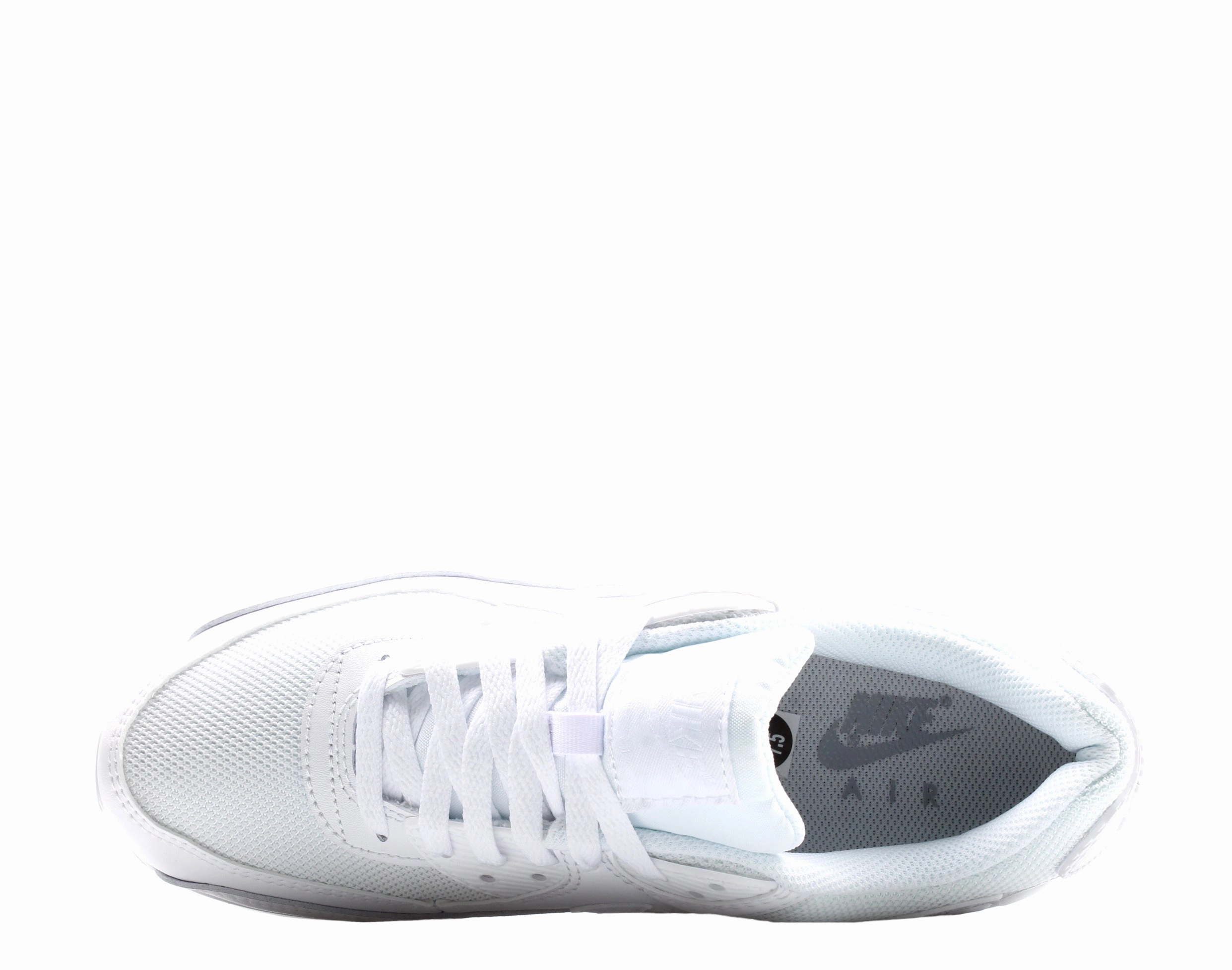 Nike Air Max 90 Triple White/White-Wolf Grey Men's Running Shoes CN8490-100