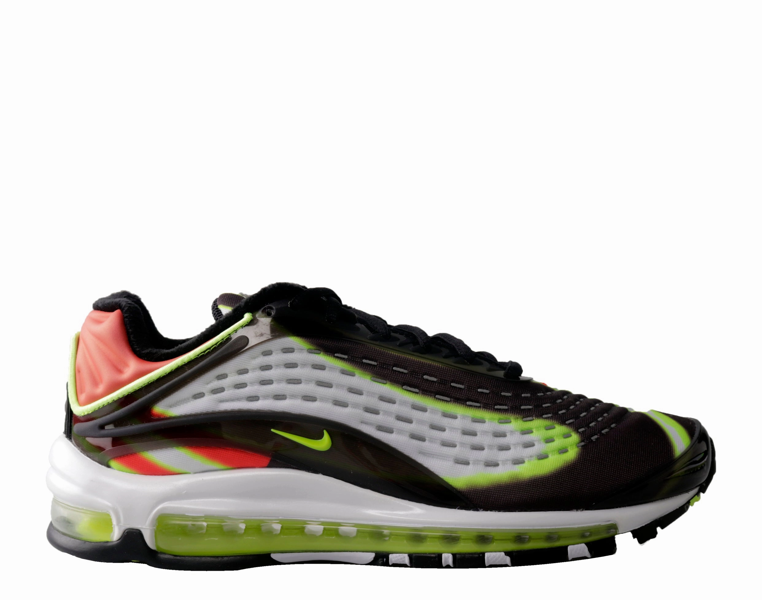 Nike Air Max Deluxe Black/Volt-Red-White Men's Running Shoes AJ7831-003