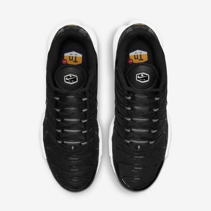 Nike Air Max Plus DM2362-001 Sneakers Womens 6 Black White Running Shoes RHS3571