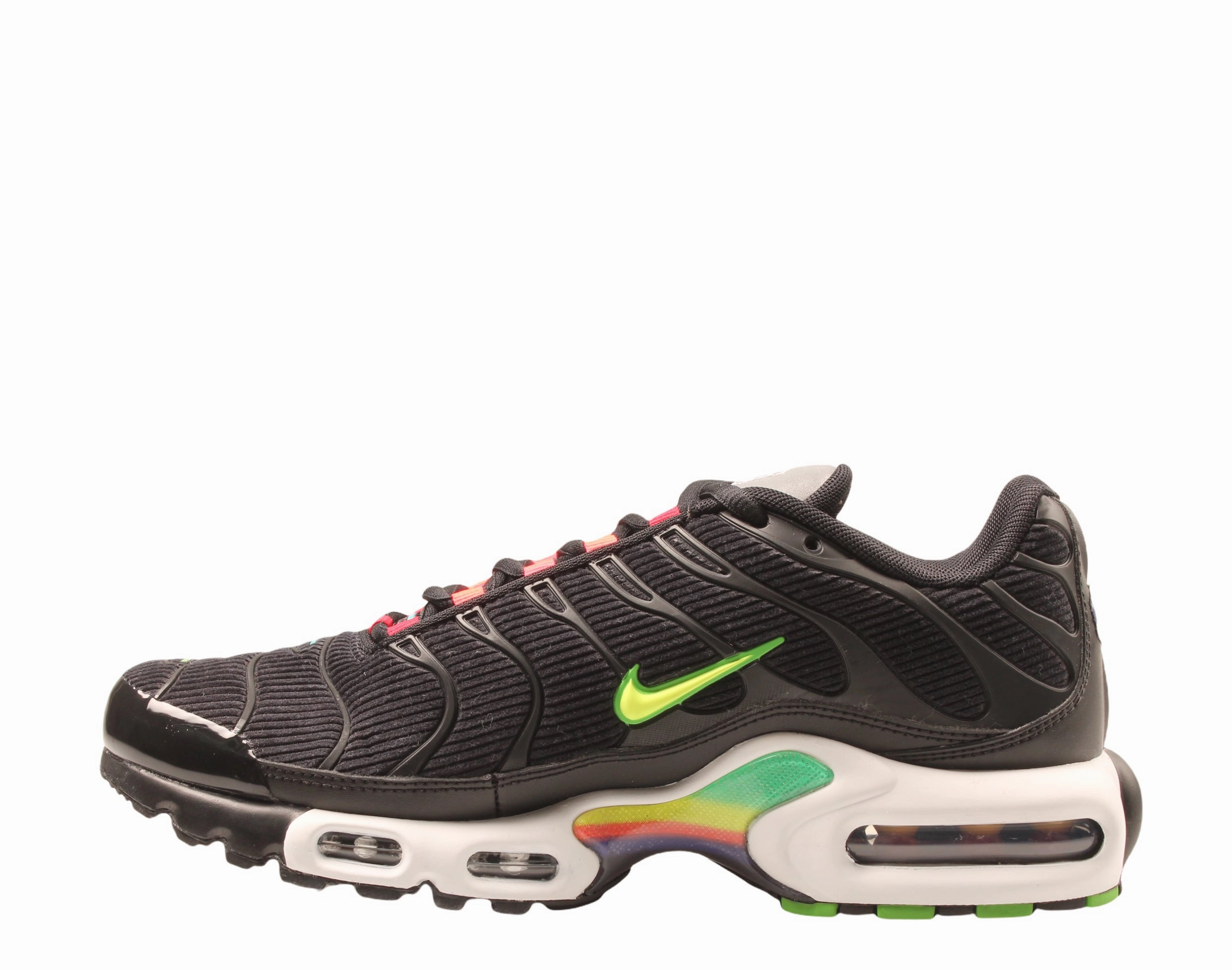 Nike Air Max Plus SE Black/Lemon-Venom-White Men's Running Shoes DA5561-001