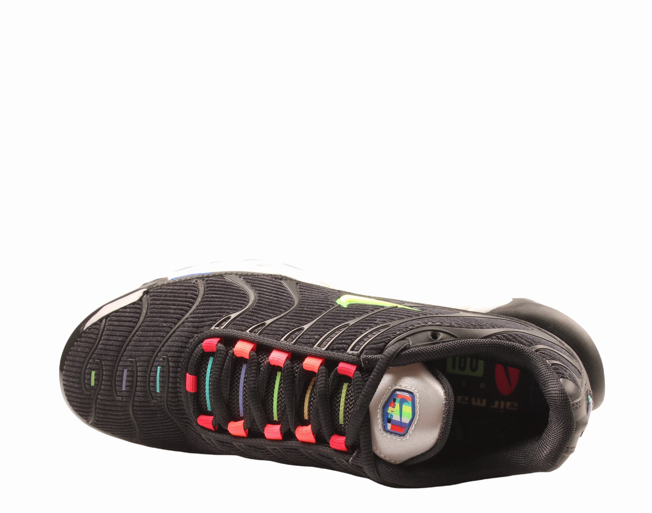 Nike Air Max Plus SE Black/Lemon-Venom-White Men's Running Shoes DA5561-001
