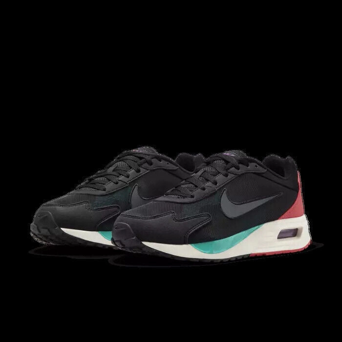Nike Air Max Solo DX3666-001 Sneaker Men's Black Lace Up Running Shoes NR8305 (Black,13)