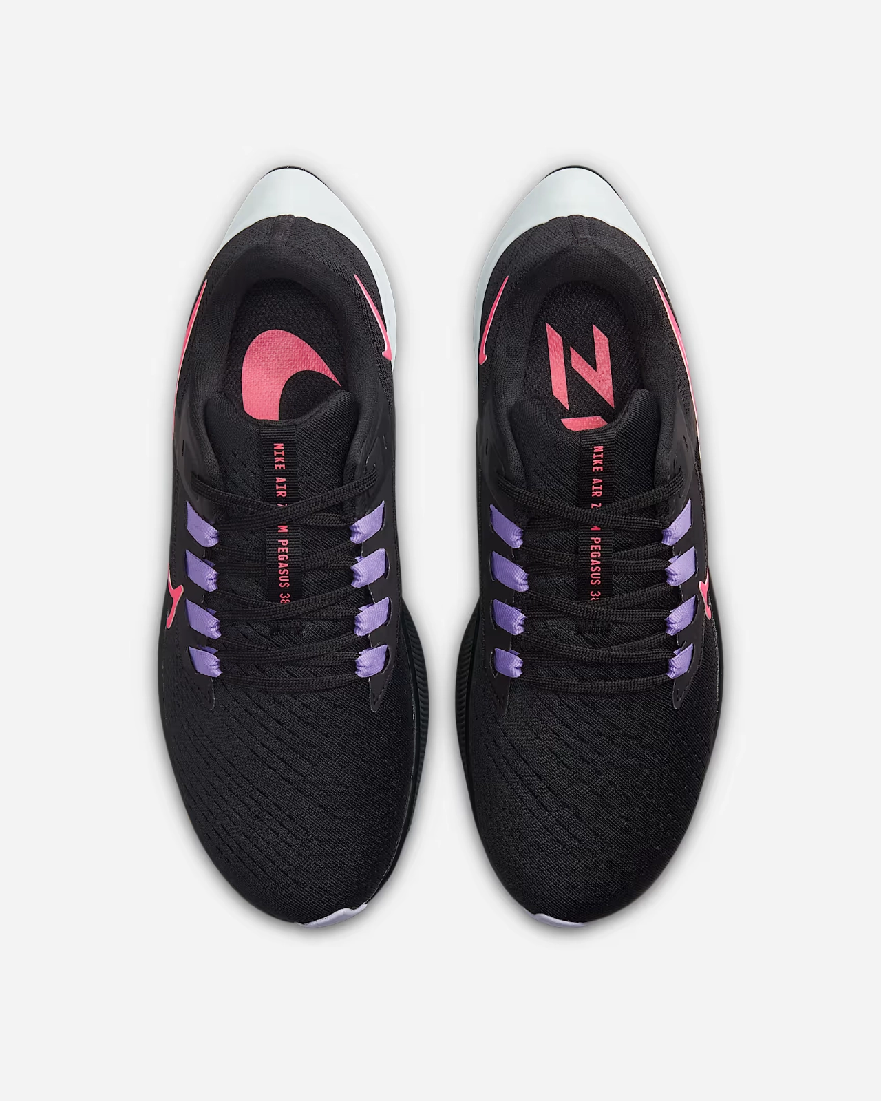 Nike Air Zoom Pegasus 38 CW7358-003 Sneaker Women 6.5 Black Running Shoe GBNC192
