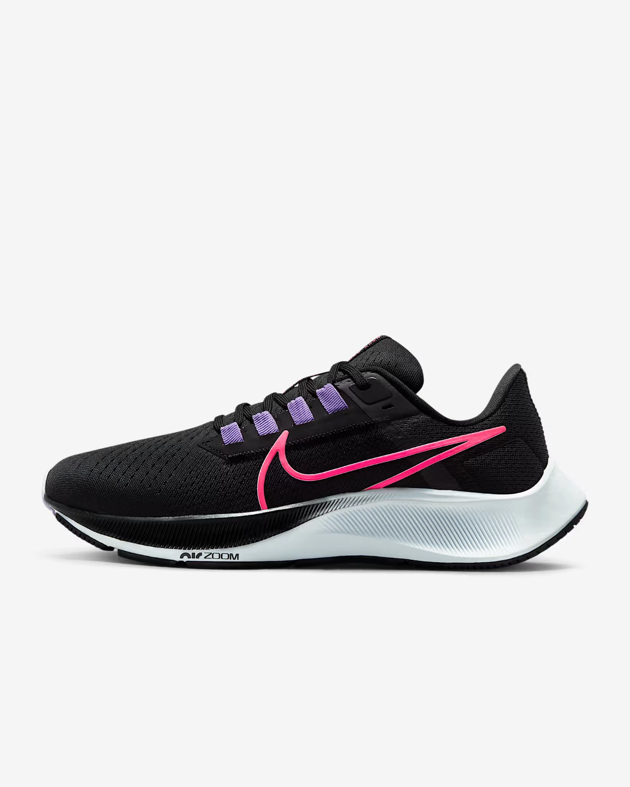 Nike Air Zoom Pegasus 38 CW7358-003 Sneaker Women 6.5 Black Running Shoe GBNC192