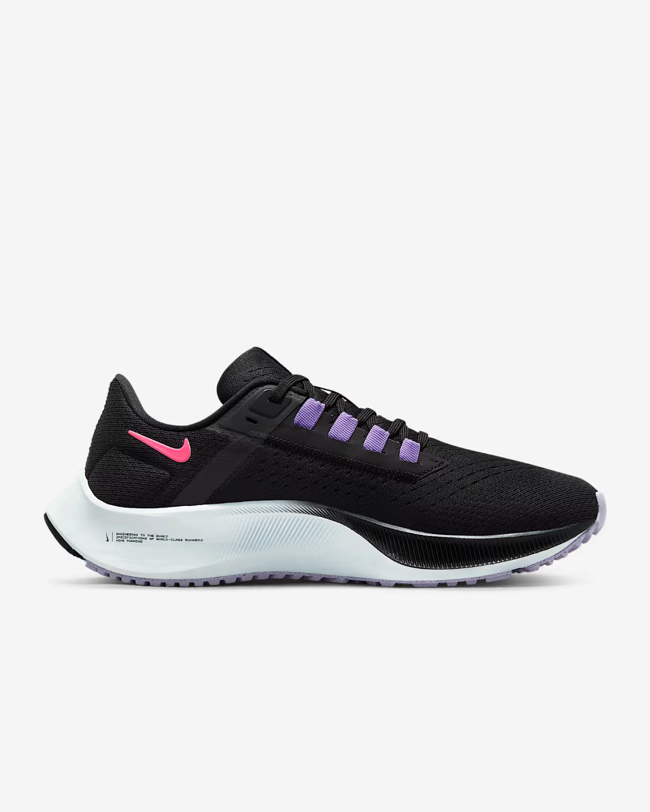 Nike Air Zoom Pegasus 38 CW7358-003 Sneaker Women 6.5 Black Running Shoe GBNC192