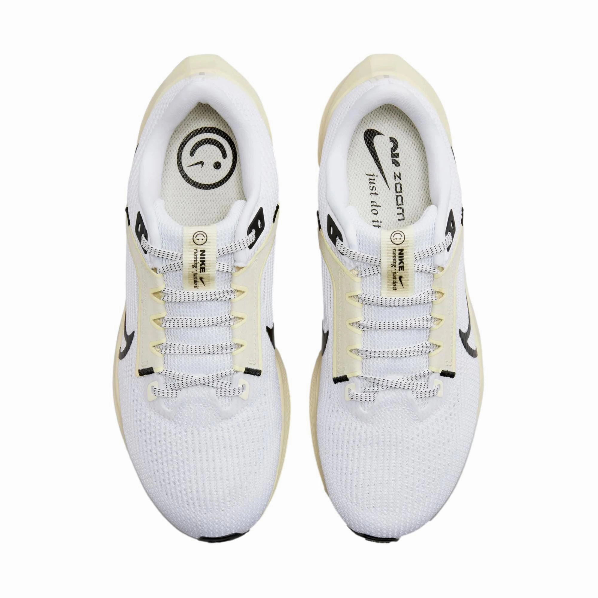 Nike Air Zoom Pegasus 40 White/Black-Coconut Milk  DV3854-100 Women's
