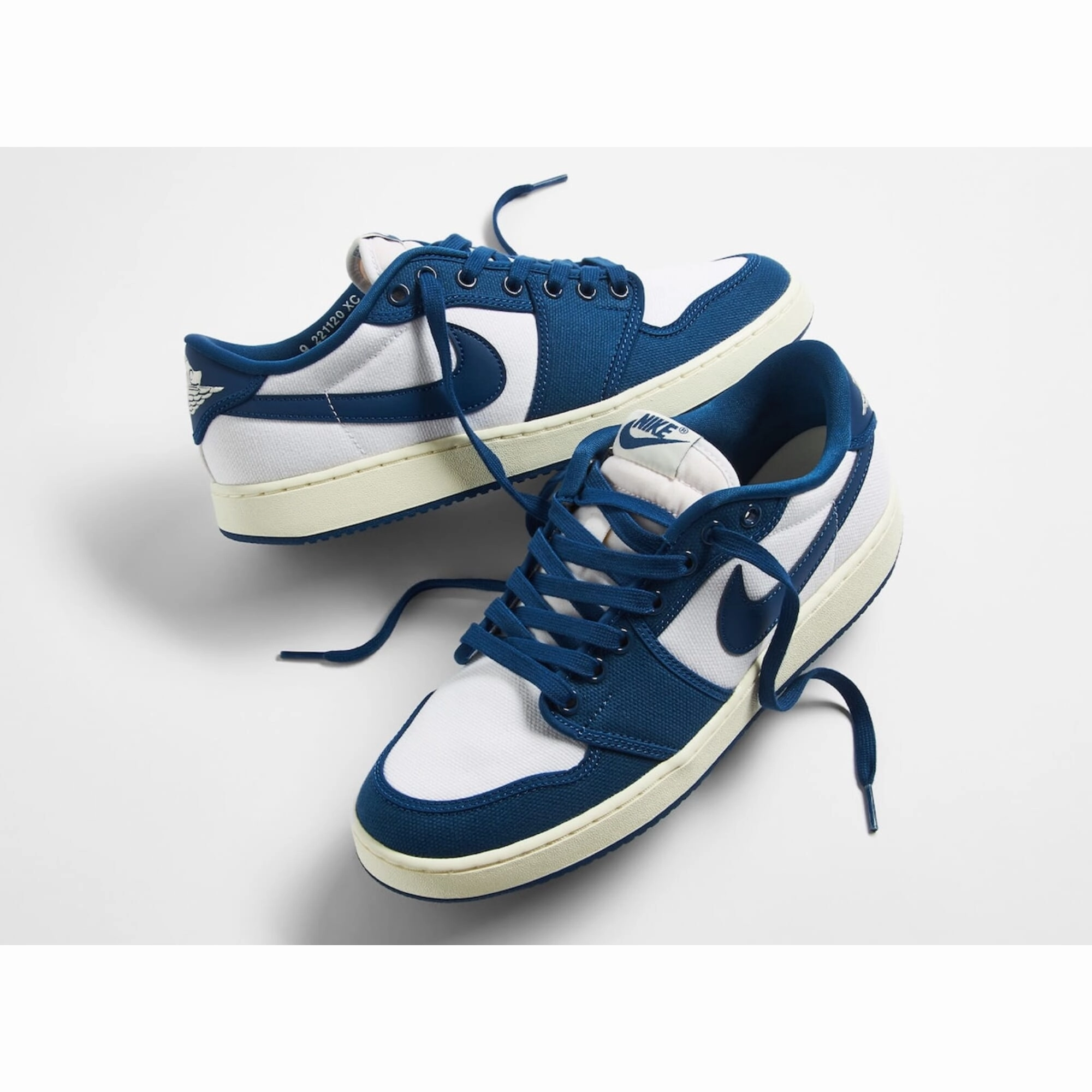 Nike AJKO 1 Low White/Dark Royal Blue-Sail  DX4981-103 Men's