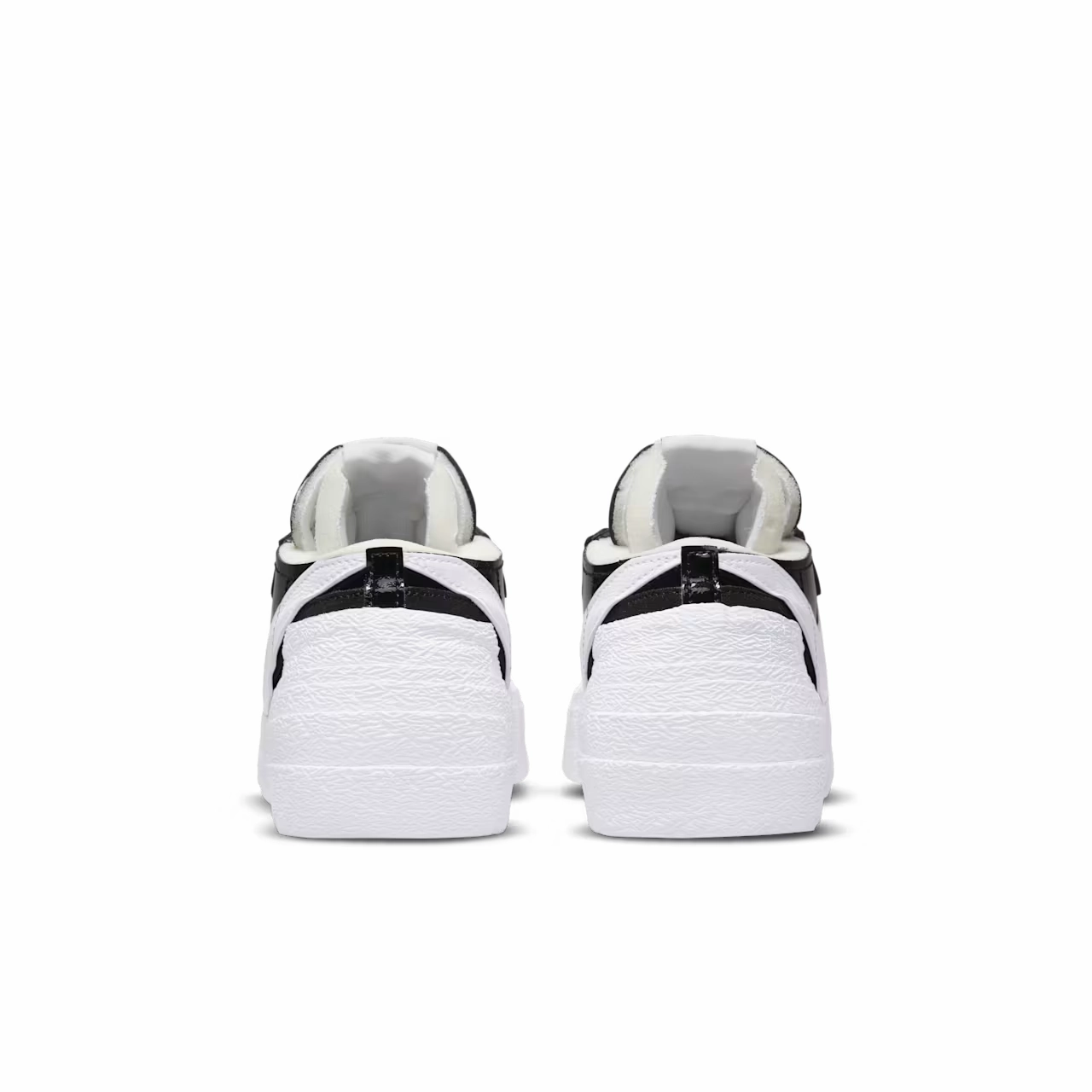 Nike Blazer Low x Sacai DM6443-001 Men's 11 Black Patent Leather Shoes GBNC205