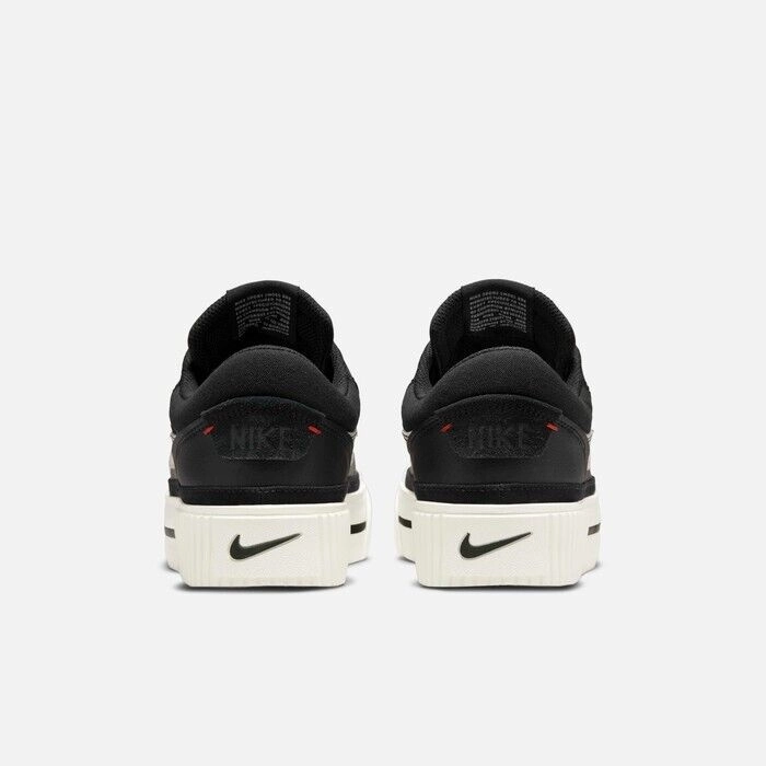 Nike Court Legacy Lift DM7590-001 Sneakers Womens 12 Black Platform Shoes TF6047