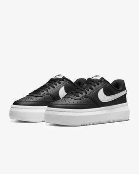 Nike Court Vision Alta DM0113-002 Sneakers Women's Black Leather Low Top Shoes Athletic Shoes for Women discount