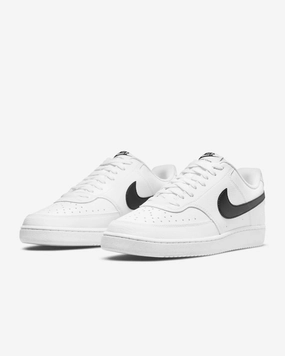 Nike Court Vision Low Next Nature DH2987-101 Sneakers Men's White Black Leather Mens Athletic Shoes clearance sale