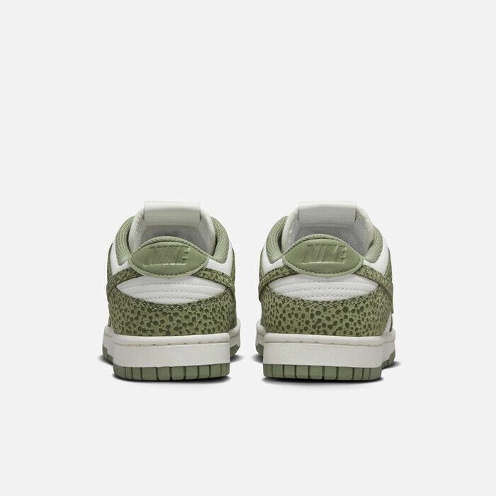 Nike Dunk Low FV6516-300 Sneakers Women's Oil Green Leather Lifestyle Shoes PSS1 (Green,11.5)