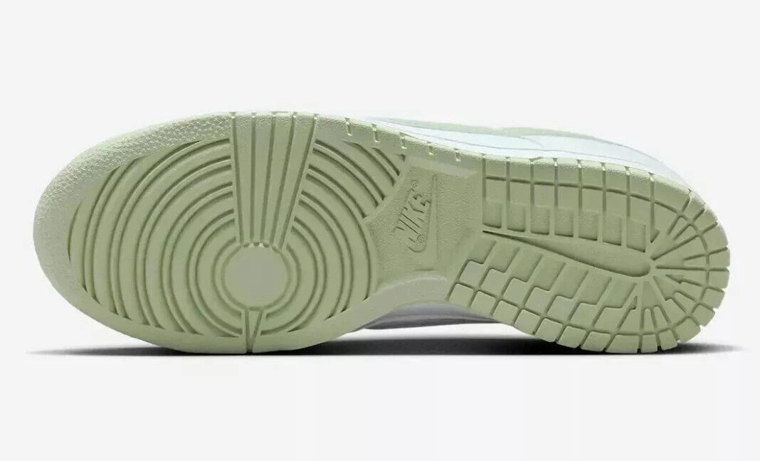 Nike Dunk Low Honeydew DV0831-105 Men's White Leather Lifestyle Shoes GBNC144 (White,10)